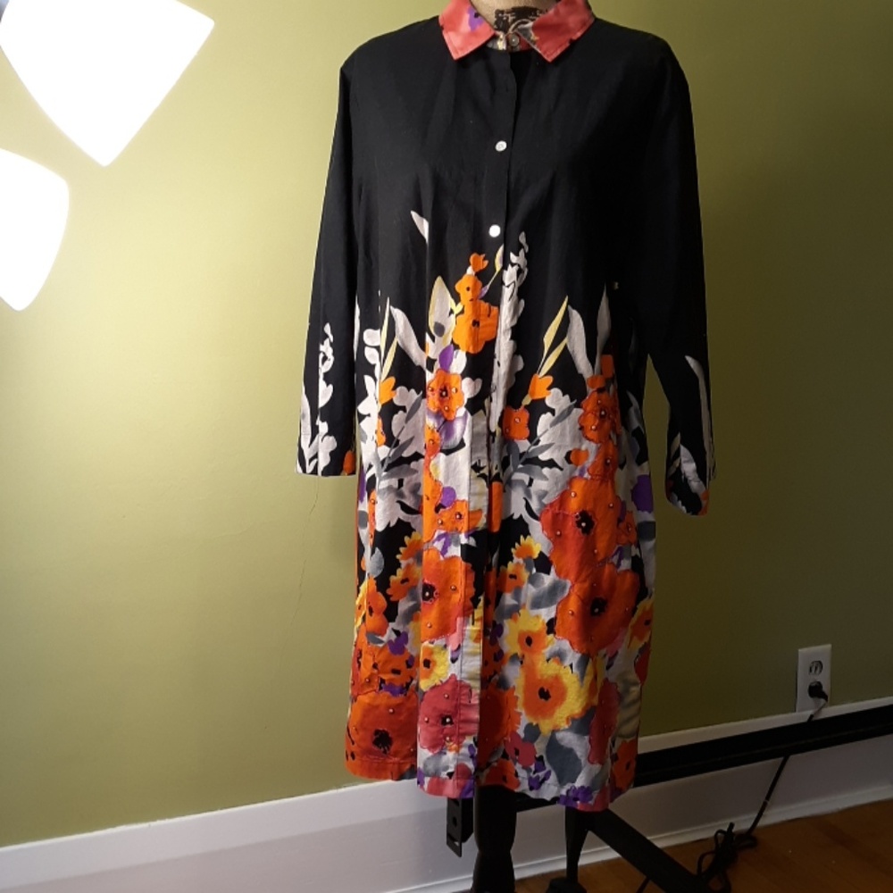 Soft Surroundings Button Front Tunic or Duster